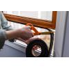 imageDuck Max Strength Expanding Foam Seal for Doors and Windows 5 in x 5 in x 20 ft Expands to Fit Uneven Gaps up to 12 Inch Thick Cut to Size Black 1Roll Pack of 1Black