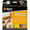 imageDuck Max Strength Expanding Foam Seal for Doors and Windows 5 in x 5 in x 20 ft Expands to Fit Uneven Gaps up to 12 Inch Thick Cut to Size Black 1Roll Pack of 1Black