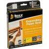 imageDuck Max Strength Expanding Foam Seal for Doors and Windows 5 in x 5 in x 20 ft Expands to Fit Uneven Gaps up to 12 Inch Thick Cut to Size Black 1Roll Pack of 1Black