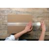 imageDuck Tape Brand Duct Tape for Corrugate Boxes for Indoors and Outdoors Repairs 6 Rolls Transparent for Discreet Repairs 188 in x 25 yd