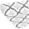 imageSmooth Top EasyLiner for Cabinets ampamp Drawers  Easy to Install ampamp Cut to Fit  Shelf Paper ampamp Drawer Liner Non Adhesive  Non Slip Shelf Liner  12in x 10ft  6 Roll Project Pack  Gray Geo PrintGray Quatrefloral