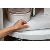 imageSmooth Top EasyLiner for Cabinets ampamp Drawers  Easy to Install ampamp Cut to Fit  Shelf Paper ampamp Drawer Liner Non Adhesive  Non Slip Shelf Liner  12in x 10ft  6 Roll Project Pack  Gray Geo PrintWhite