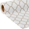 imageSmooth Top EasyLiner for Cabinets ampamp Drawers  Easy to Install ampamp Cut to Fit  Shelf Paper ampamp Drawer Liner Non Adhesive  Non Slip Shelf Liner  12in x 10ft  6 Roll Project Pack  Gray Geo PrintTaupe Quatrefoil