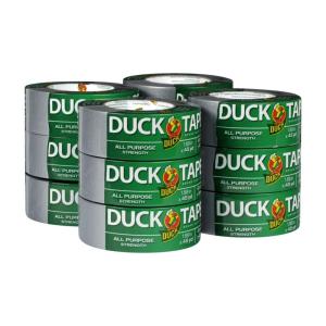 imageDuck Brand AllPurpose Duct Tape Silver 188 in x 60 yd 6 Rolls 24281712 Rolls  45 yds