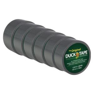 imageDuck Brand AllPurpose Duct Tape Silver 188 in x 60 yd 6 Rolls 2428176 Rolls  20 yds