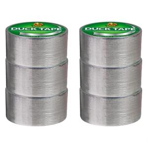 imageDuck Brand Duck Color Duct Tape 6Roll Metallic Chrome 1303158CMetallic Chrome
