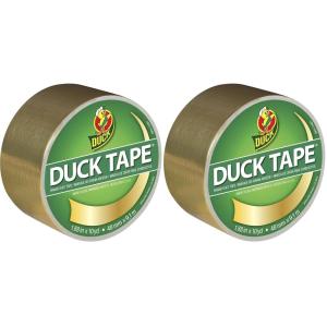 imageDuck Brand Duck Color Duct Tape 6Roll Metallic Chrome 1303158CMetallic Gold