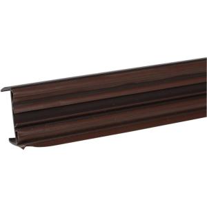 imageDuck Brand HeavyDuty Door Shoe Seal AllSeason Block Drafts Dust Bugs Light ampamp Reduce Noise 175Inch x 36Inch White 284440Brown