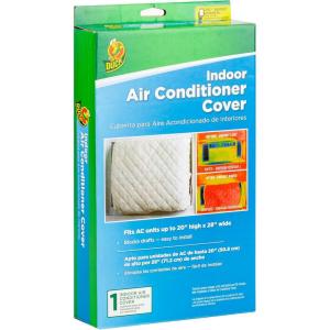 imageDuck Brand Indoor Air Conditioner Cover White 20 x 28 Inches 28443025 x 73 x 129