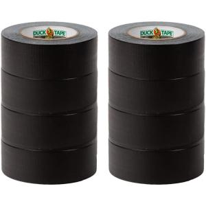 imageDuck Brand Max Strength Duct Tape  1 Roll  Heavy Duty Hold  188 Inch x 35 Yards  White 240866Black