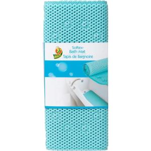 imageDuck Brand Softex Bath Mat for Tubs Machine Washable 17 x 36 Inches Blue Skid Resistant 39347836 x 17 Rectangular