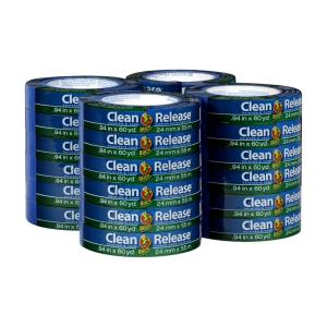 imageDuck Clean Release Blue Painters Tape 1Inch 094Inch x 60Yard 6 Rolls 360 Total Yards 24045924 Rolls  094 x 60 Yds