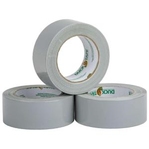imageDuck Color Duct Tape 3Pack 188 Inches x 30 Yards 90 Yards Total 3Roll Pack Black 3 Piece 242913Dove Grey