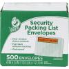 imageDuck Brand Clear View Packing List Envelopes 55 x 45Inch 500Count 394743Clear View