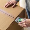 imageDuck EZ Start Clear Packing Tape with OneHanded Dispenser  Quiet Easy Start Packaging Tape for Boxes Shipping Moving ampamp Storage  188 Inch x 55 Yards 12594571 Roll  555 yds