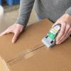 imageDuck EZ Start Clear Packing Tape with OneHanded Dispenser  Quiet Easy Start Packaging Tape for Boxes Shipping Moving ampamp Storage  188 Inch x 55 Yards 12594571 Roll  555 yds