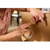 imageDuck EZ Tear Brown Paper Packing Tape for Boxes 6 Rolls of Kraft Paper Packaging Tape Great for Shipping Moving Mailing ampamp Storage Tears by Hand Writable Surface 188 Inch x 25 Yards Tan