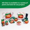 imageDuck HD Clear Packing Tape Refills  12 Rolls of Strong Heavy Duty Packing Tape for Shipping and Moving Boxes and Packaging  188 In x 546 Yards  3quot Core  Clear 2877336 Rolls  546 yds
