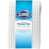 imageDuck Brand Clorox Vinyl Bath Mat for Tubs Non Slip Bathtub Mat with Suction Cups for use in Non Textured Bathtubs and Shower Stalls 17 Inches x 36 Inches Clear21 x 21 Rectangular