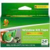 imageDuck Brand Winter Window Insulation Kit  Window Seal Rolled Shrink Film Covers Up to 15 3 x 5 Windows  Window Tape Included  Easy Indoor Installation  Clear  15Pack 28806912 in x 24 ft roll
