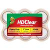 imageDuck HD Clear Packing Tape Refills  6 Rolls of Strong Heavy Duty Packing Tape for Shipping and Moving Boxes and Packaging  188 In x 546 Yards  3quot Core  Clear 4419626 Refill Rolls