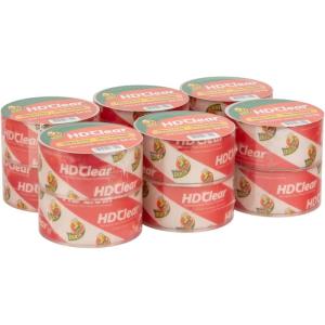 imageDuck HD Clear Packing Tape Refills  12 Rolls of Strong Heavy Duty Packing Tape for Shipping and Moving Boxes and Packaging  188 In x 546 Yards  3quot Core  Clear 28773312 Rolls  546 yds