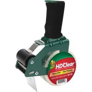 imageDuck HD Clear Packing Tape Refills  6 Rolls of Strong Heavy Duty Packing Tape for Shipping and Moving Boxes and Packaging  188 In x 546 Yards  3quot Core  Clear 4419621 Roll  50 yds
