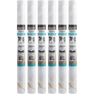 imageEasyLiner Adhesive Shelf Liner for Cabinets ampamp Cupboards  Easy to Install ampamp Cut to Fit  SelfAdhesive Shelf Paper  Peel and Stick Shelf Liner  Easy to Clean ampamp Removable  90 Total Feet  SoapstoneBeige Marble
