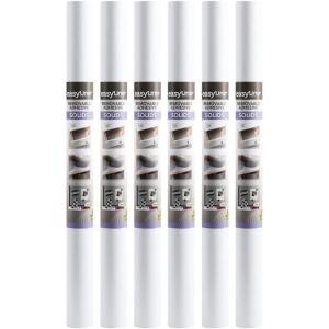 imageEasyLiner Adhesive Shelf Liner for Cabinets ampamp Cupboards  Easy to Install ampamp Cut to Fit  SelfAdhesive Shelf Paper  Peel and Stick Shelf Liner  Easy to Clean ampamp Removable  90 Total Feet  SoapstoneWhite