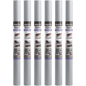 imageEasyLiner Adhesive Shelf Liner for Cabinets ampamp Cupboards  Easy to Install ampamp Cut to Fit  SelfAdhesive Shelf Paper  Peel and Stick Shelf Liner  Easy to Clean ampamp Removable  90 Total Feet  SoapstoneGray