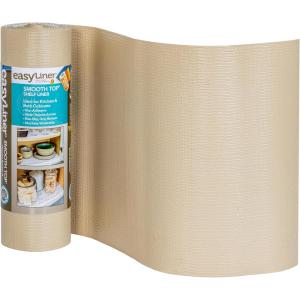 imageSmooth Top EasyLiner for Cabinets ampamp Drawers  Easy to Install ampamp Cut to Fit  Shelf Paper ampamp Drawer Liner Non Adhesive  Non Slip Shelf Liner  12in x 10ft  6 Roll Project Pack  Gray Geo PrintTaupe