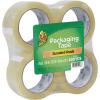 imageDuck Brand Standard Packaging Tape Refills  4 Extra Long Rolls of Clear Packing Tape  Shipping Mailing and Moving Supplies  3quot Core  188 Inch x 100 Yards  Clear 240593Refill