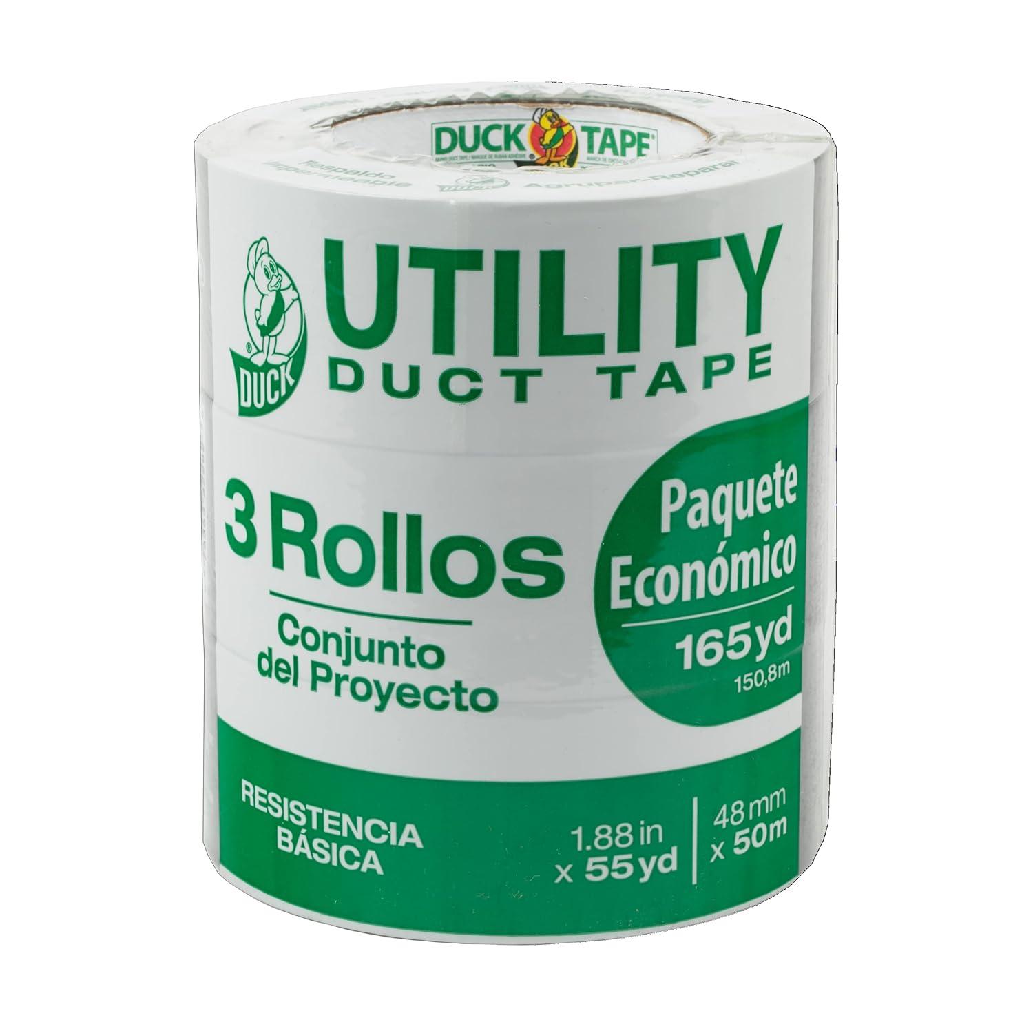 imageDuck Tape Brand Utility Duct Tape Silver 188 in x 55 yd 12 Rolls 24163812 Rolls