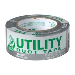 imageDuck Tape Brand Utility Duct Tape Silver 188 in x 55 yd 12 Rolls 24163816 Rolls