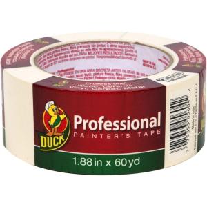 imageDuck Brand Professional Painters Tape 141 Inches by 60 Yards Beige 16 Rolls per Pack 284369188 Inches by 60 Yards